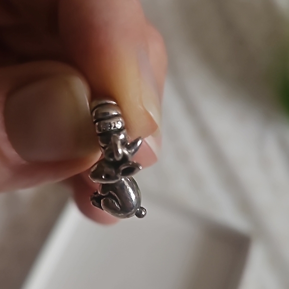 Pandora Silver Rabbit Charm - Picture 2 of 2
